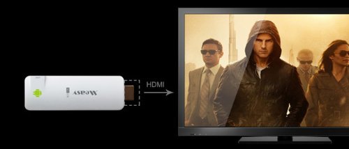 Kingzer U1A Android 4.0 TV Box Stick HDMI 1.2GHz WiFi HD 1080P/2160P Mini PC 4GB N3