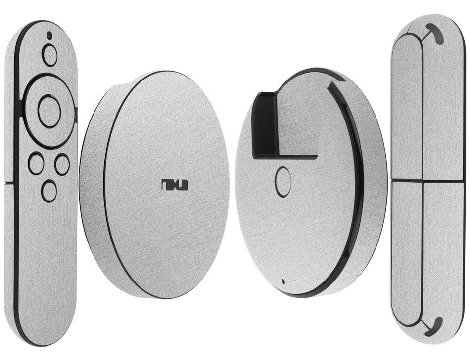Skinomi TechSkin - Google Nexus Player Brushed Aluminum Full Body Skin Protector / Front & Back Wrap / Premium...
