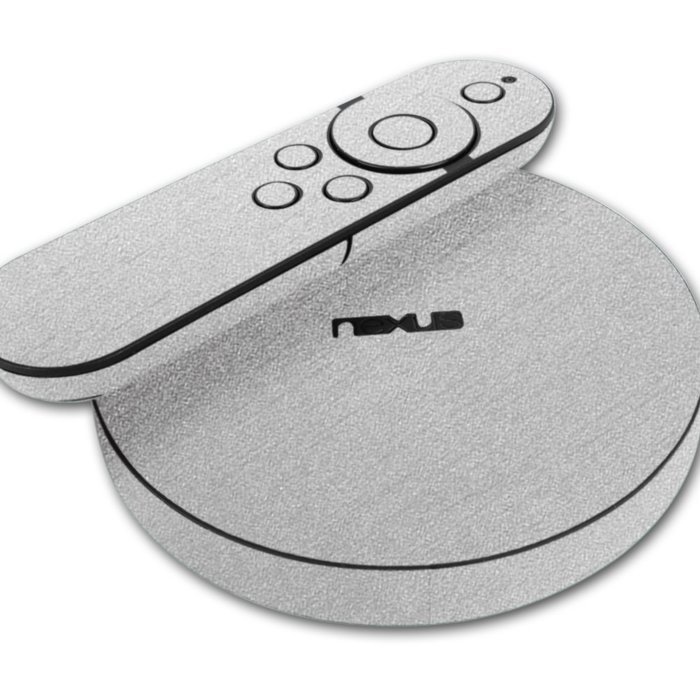 Skinomi TechSkin - Google Nexus Player Brushed Aluminum Full Body Skin Protector / Front & Back Wrap / Premium... N2