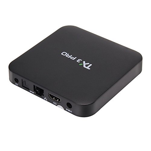 Generic TX3 Pro 4K UHD Smart TV BOX with Remote Controller, Android 6.0 Amlogic S905X Quad Core 2.0GHz, RAM: 1GB... N4