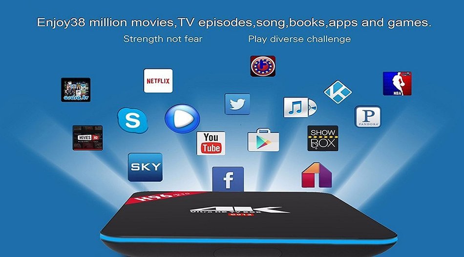 H96 PRO ANDROID TV BOX - S912 OCTA CORE- FULLY LOADED UNLOCKED WITH KODI - 2GB 16GB - ANDROID 6.0 &ndash; 4K UHD READY... N3