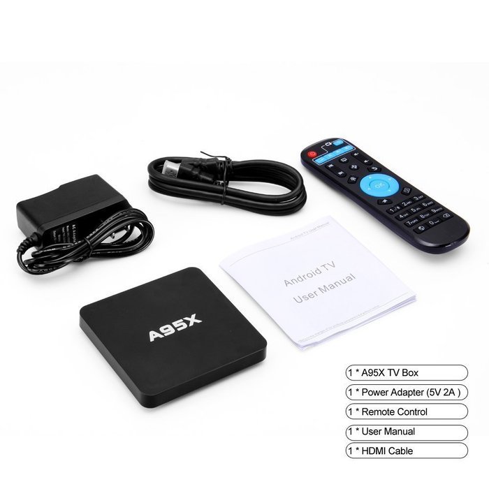 LIKEA 2016 Kodi Box Amlogic S905 Quad Core 1GB/ 8GB TV BOX Android 5.1 Streaming Media Players Fully-Loaded Cloud...