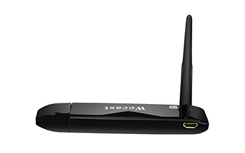 Yi Shun Ke Wireless with screen device Supported With the screen device HD wireless Media Player Black N4