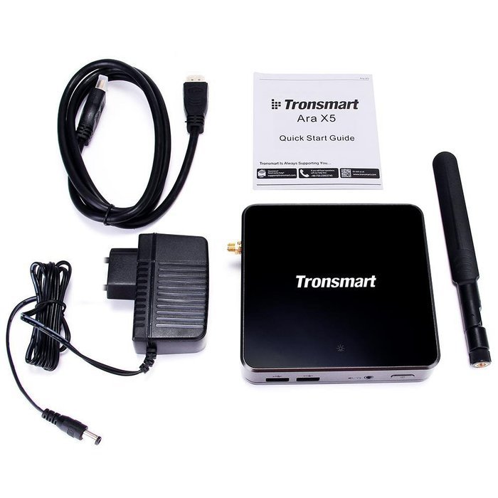 Tronsmart Ara X5 Plus Windows 10 TV Box Cherry Trail Z8300 Quad Core 1.8GHz 2G/32G 2.4G/5GHz Dual WiFi N5