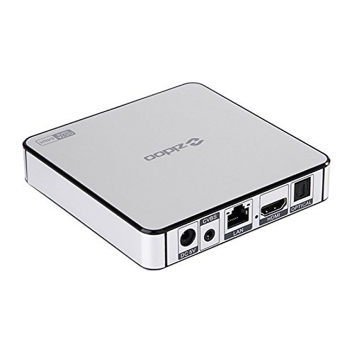 Generic ZIDOO X6 PRO 4K UHD Smart TV BOX with Remote Controller, Android 5.1 Rockchip RK3368 Octa Core 1.6GHz,... N4