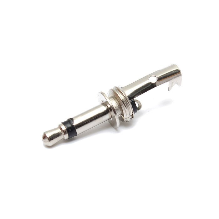 BephaMart 10Pcs 3.5mm Mono Male Headset Plug Jack Audio Adaptor Connectors Solder Black N7
