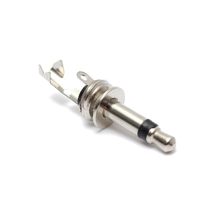 BephaMart 10Pcs 3.5mm Mono Male Headset Plug Jack Audio Adaptor Connectors Solder Black N8
