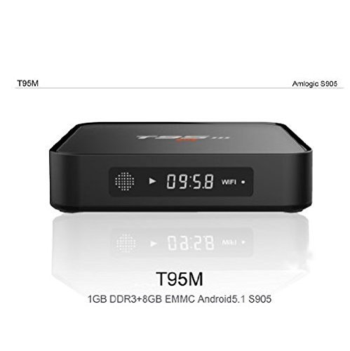 T95M android tv box Kodi Pre installed Amlogic S905 Quad-core cortex-A53 Android 5.1 1GB DDR3 RAM 8GB emmc Flash...