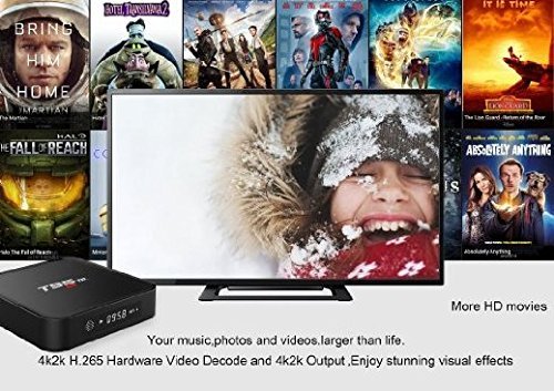 T95M android tv box Kodi Pre installed Amlogic S905 Quad-core cortex-A53 Android 5.1 1GB DDR3 RAM 8GB emmc Flash... N6