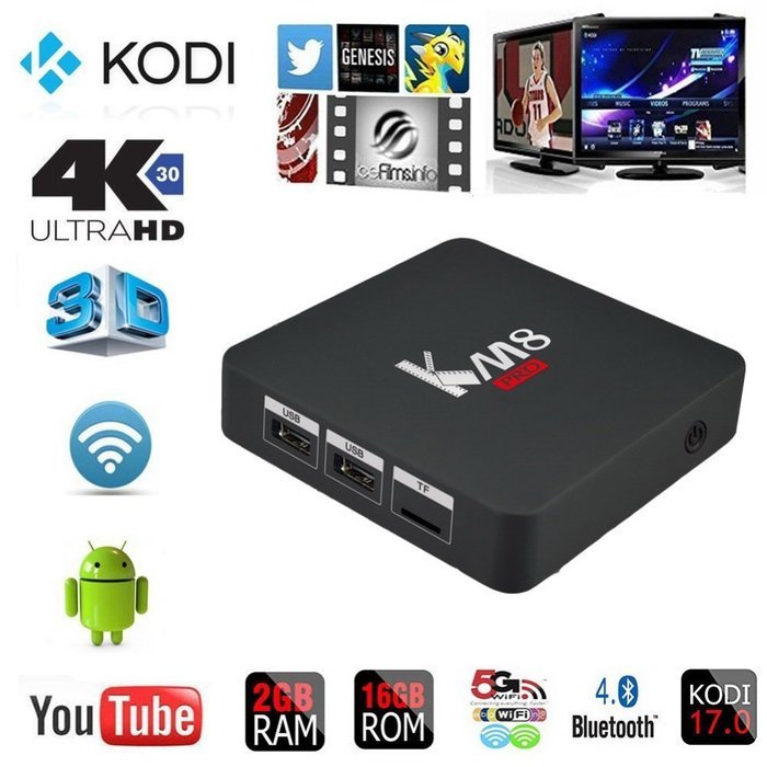 Spdoo KM8 PRO Amlogic S912 OTT TV Box Octa Core Android 6.0 KODI 17.0 2G 16G Streaming Media Player