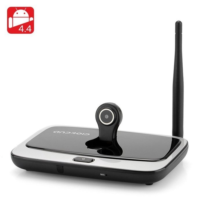 FireAnt&reg;TV Box Player Android 4.4 Quad Core With 2 Mega Pixel Camera Microphone XBMC DLNA Miracast Bluetooth