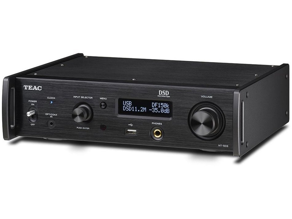 TEAC DSD11.2MHz corresponding dual mono over Lal USB DAC / Network Player NT-503 NT-503-B (Black) (Japan domestic... N2