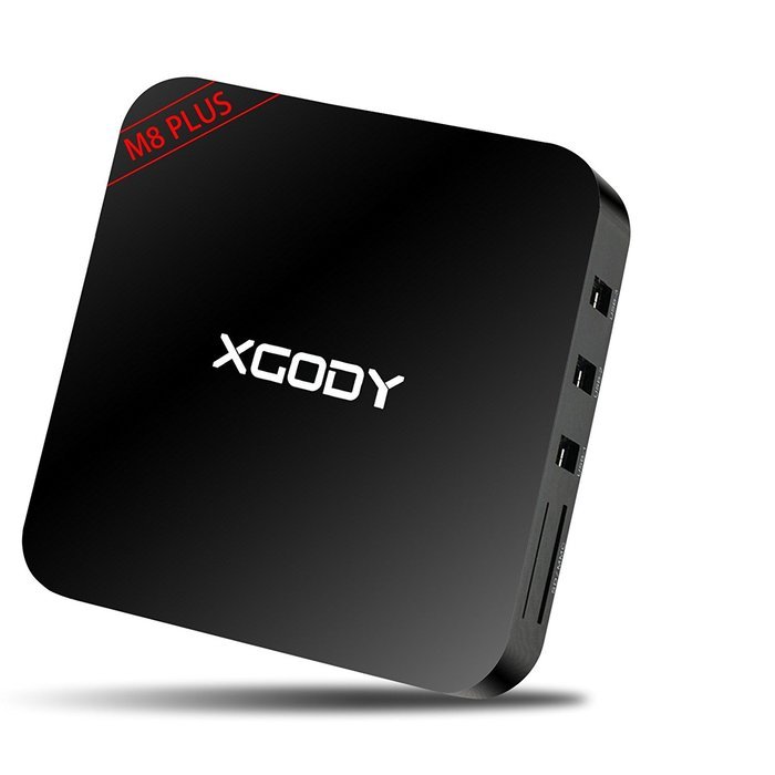 Xgody 3GB RAM 32GB ROM M8 Plus New Smart TV Box Amlogic S905 Quad-Core Android 5.1 Kodi 16.1 Pre-fully Loaded... N4