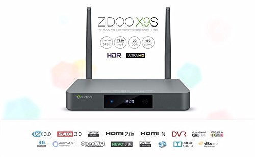 Vipwind ZIDOO X9S TV BOX Android 6.0 + OpenWRT(NAS) Realtek RTD1295 2G/16G 802.11ac WIFI Bluetooth 1000M LAN Media... N7