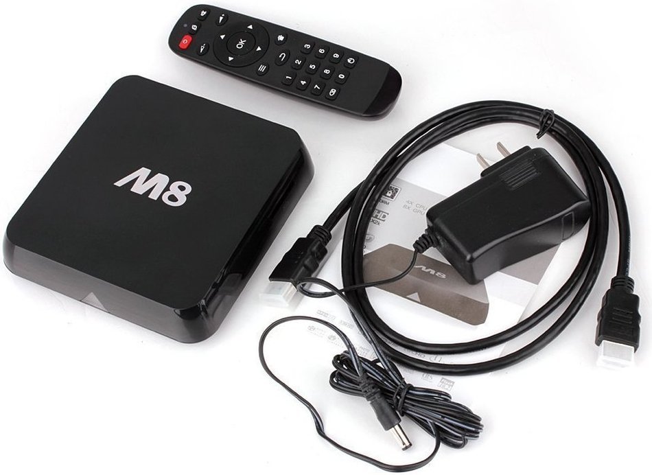 xinban M8 Android TV Box XBMC KODI Fully Loaded Quad Core Android 4.4.2 KitKat 2G/8G 4K 3D-HD Blu-ray Streaming... N3
