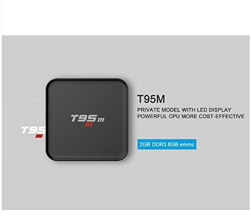 lomefo Smart Tv Box T95M 2GB/8GB Kodi 16.0 android tv box Amlogic S905 2.4GHz WIFI Android 5.1 Quad Core LED display N3