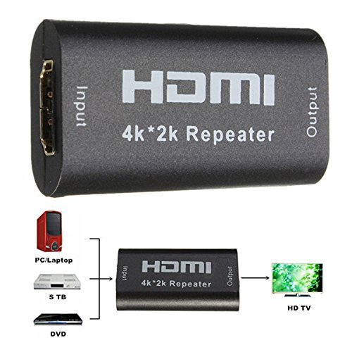 40M 130FT 1080p 1.65G bps Mini HDMI Extender Repeater Amplifier Booster Joiner Switch