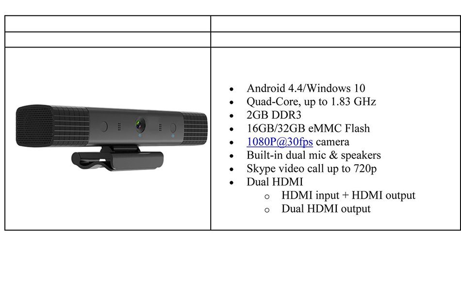 SCFCW Smart TV Box All in One Entertainment System Built in HD Camera , HD Microphone , HD Speakers Back to School... N5