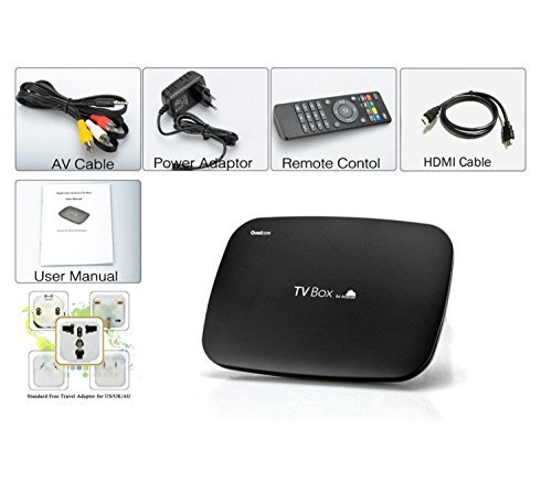 Q400-S805 TV Box Amlogic S805 Cortex A5 Support H.265 1080p@60fps Video Decoding with Special Edition 14.2 KODI... N4