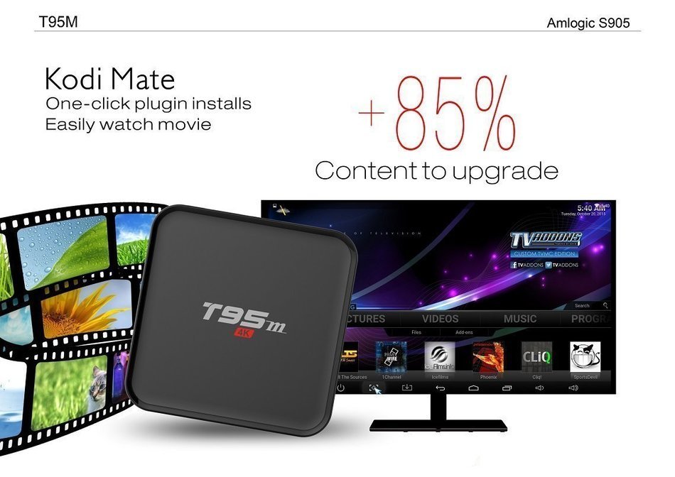 Epteam T95M android tv box Kodi 4K Wifi Media Player S905 Quad-core cortex-A53 android 5.1 1G 8G EMMC Rooted Mini PC N7