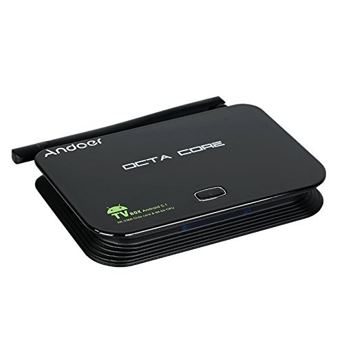 AiiBAX Z4 Android 5.1 Lollipop XBMC KODI TV BOX Dual Band WiFi 64Bit CPU RK3368 Octa-core 2GB/16GB 4K*2K Bluetooth... N4