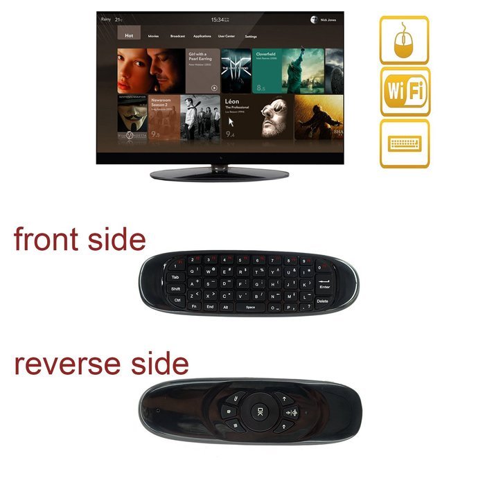 HONGTOP CX919 TV Stick 4K Streaming Media Player 2GB/8GB Quad Core Android 5.1 Wifi Dongle with External WiFi... N9