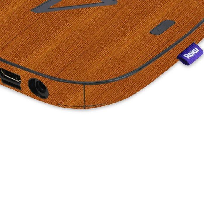 Skinomi TechSkin - Roku 4 Light Wood Full Body Skin / Front & Back Wrap Clear Film / Ultra HD and Anti-Bubble... N2