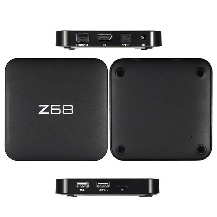 VIGICA Z68 Android 5.1 RK3368 Octa Core TV BOX 2GB/16GB H.265 4K2K Player HDMI 2.4G+5G Dual Band WiFi Streaming... N2
