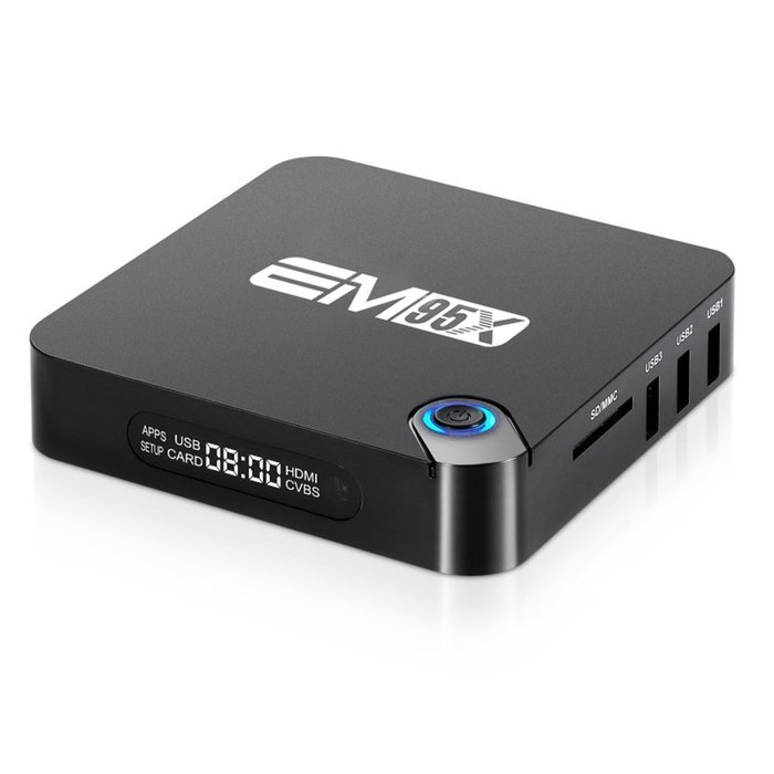 Vipwind EM95X 2G/16G Android 6.0 TV Box Amlogic S905X Quad-Core A53 2.0 GHz Kodi 16.1 Full Loaded WiFi 4K H.265... N2