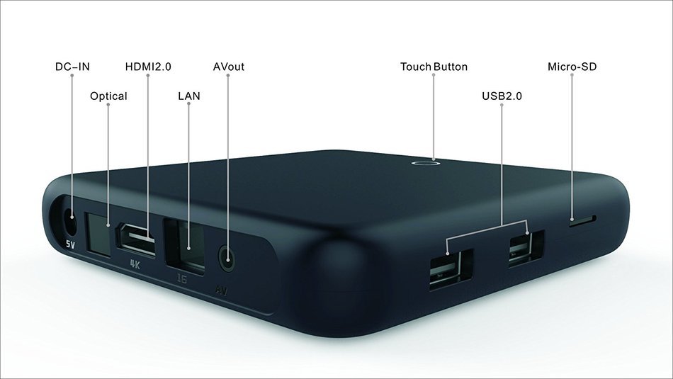 TV Box Android 5.1 Kodi 16 Mini PC 2GB RAM 32GB eMMC HDMI WiFi Bluetooth Remix OS N6