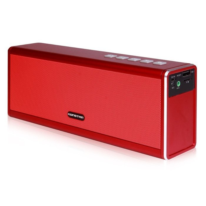 Konstar Wireless Speaker with Dual 10W Drivers and Built in 4000Mah Battery - Black N8