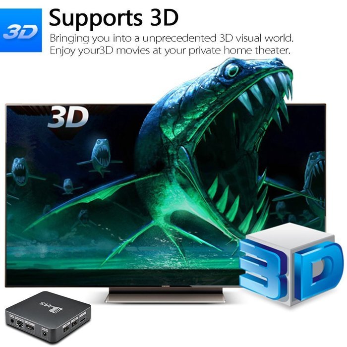 Docooler BM8 Smart Android TV Box Amlogic S905X 2GB / 32GB Android 6.0 Quad Core 64bit KODI17.0 XBMC VP9 UHD 4K2K60fps... N5