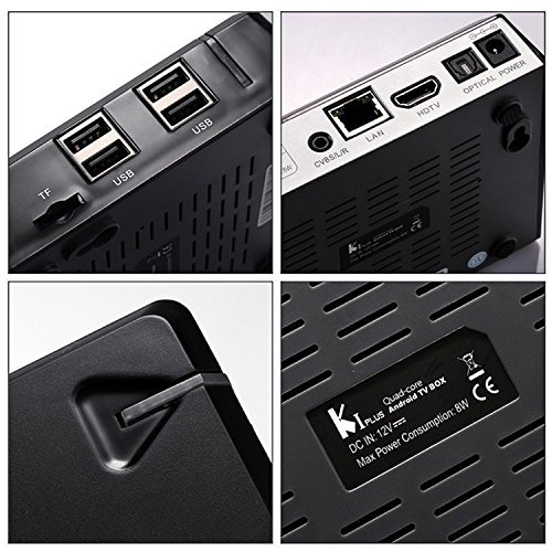 Generic KI Plus Tv Box Android 5.1 Quad Core 3D hd Blu-ray Kodi Pre-installed Streaming Media Player 4K Tv Receiver N2