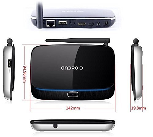 myGadgetsandGames Android Smart Tv Box Media Player - 1Gb Ram - 16Gb Storage - Quad Core Internet 1080P Hd Wifi... N4
