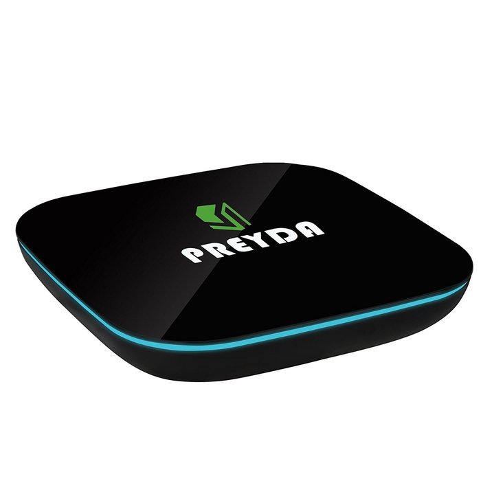 Preyda Q-Box Smart Android TV BOX, S905 Quad Core 4K KODI 16.0 Free Sports Movies Streaming Player Bluetooth Enabled...