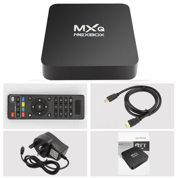 YESER MXQ NEXBOX Amlogic S805 Android TV Box with Quad Core KODO XBMC WiFi Media Player Support 4K2K H.265 HDMI... N6