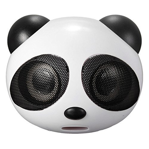 BephaMart Panda Shape Portable Stereo Speaker For Notebook Cellphone N3