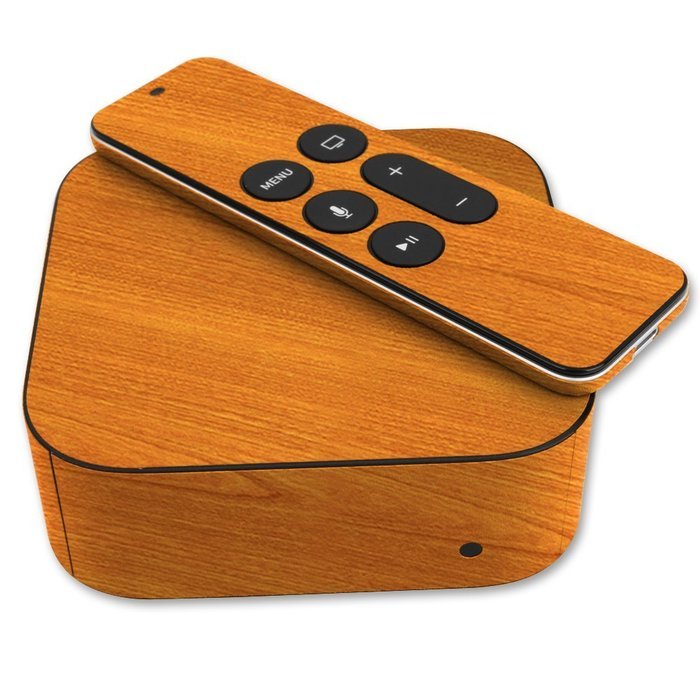 Skinomi TechSkin - Apple TV 2015 (4th Gen) Light Wood Full Body Skin / Front & Back Wrap Clear Film / Ultra HD... N2