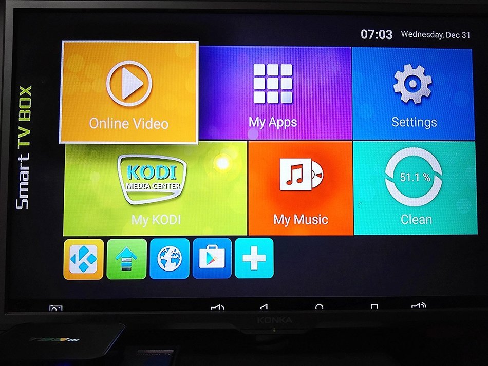 Android 6.0 tv box t95m with KODI 16.0 Amlogic s905x Quad Core1GB/8GB H.265 4K media player