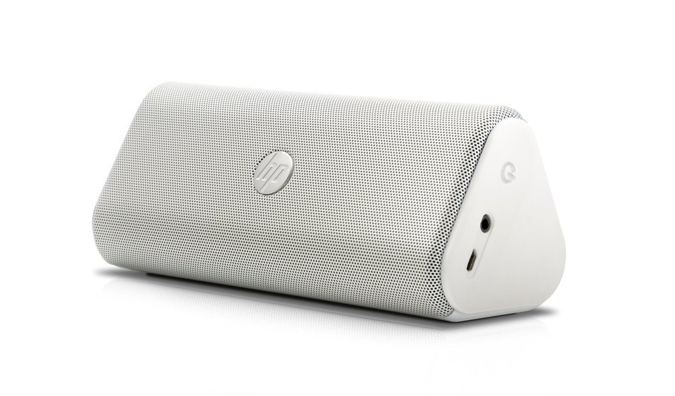 HP Roar Bluetooth Speaker, White/Yellow N7