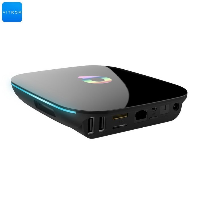 VITROM Q Box Amlogic S905 64bit Chipset 2G/16G KODI Smart TV N3