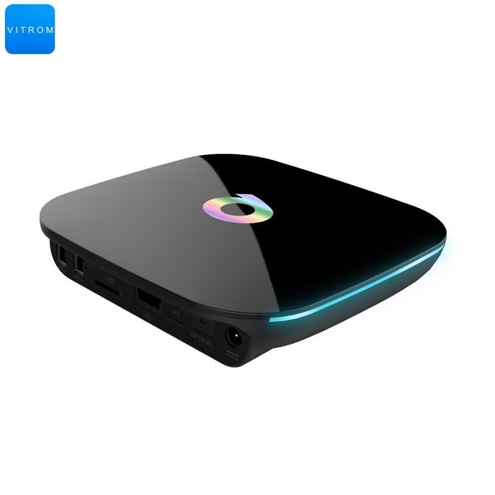 VITROM Q Box Amlogic S905 64bit Chipset 2G/16G KODI Smart TV N4