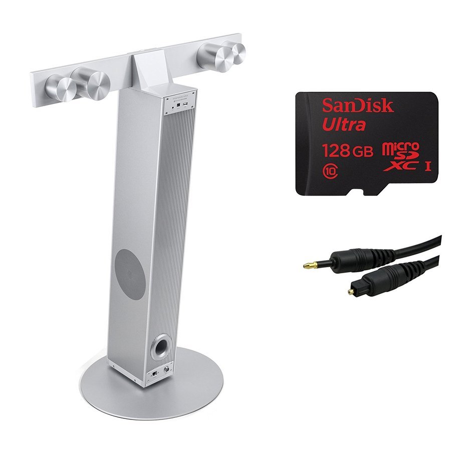 Astell&Kern AK T1 Ultimate All-In-One Sound System (White) with Optical Connection Kit