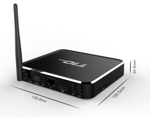 Generic Metal T10 plus S812 Android 4.4 TV BOX 2GB/8GB 2.4G/5G Dual WIFI 1080P H.265 HDMI 1.4 16.0 KODI pre-install... N2