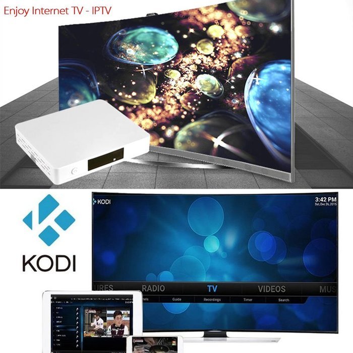 Docooler&reg; S204-T2 & S2 Android TV Box + DVB T2 S2 Android 4.2.2 Quad-core Support DVB-T2 DVB-S2 1G / 8G H.265... N4