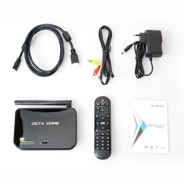 W&L Z4 TV Box 2G/16G Octa-core Android 5.1 Wifi 1080p Smart Media Player Network Streamer N6
