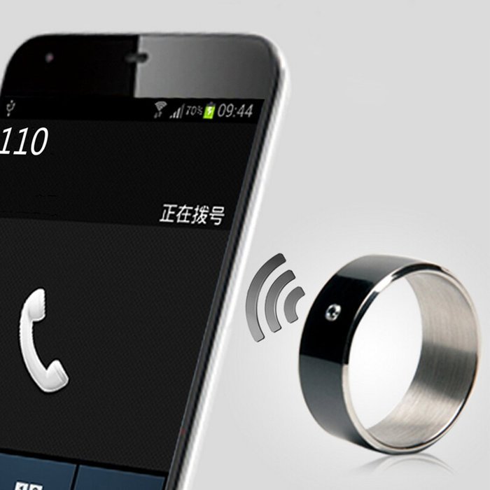 Glantop(TM) Smart Remote Ring for NFC Android, WindowsPhone (Size 10) N2