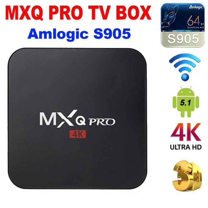 iwish 4K MXQ Pro S905 Android 5.1 TV Box full hd 1080p video media player DDR3 1G HDMI 2.0 WIFI Kodi 15.2 Full... N4