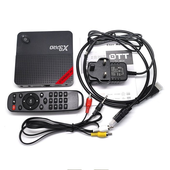 Vanilia New arrival Amlogic S905X Quad Core X9PRO Android 6.0 TV Box with 1G/8GB Kodi(16.0) Xbmc Fully Loaded... N6