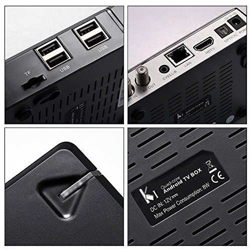 Android 4.4 +DVB-S2 Tv Box Amlogic-S805 quad core 1GB/8GB Free Movie Player Support H.265 Wifi DLNA and Miracast N2
